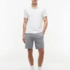 Pantalón corto de chándal de felpa cepillada de 20 cm, corte regular