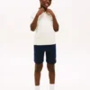 Pantalón corto de chándal de pierna ancha con logotipo Hilfiger para niño Pantalón corto de chándal de pierna ancha con logotipo Hilfiger para niño