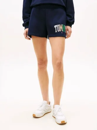 Pantalón corto de chándal multicolor con el logotipo de Tommy