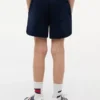 Pantalón corto de chándal para niño con logotipo de bandera en tonos Pantalón corto de chándal para niño con logotipo de bandera en tonos