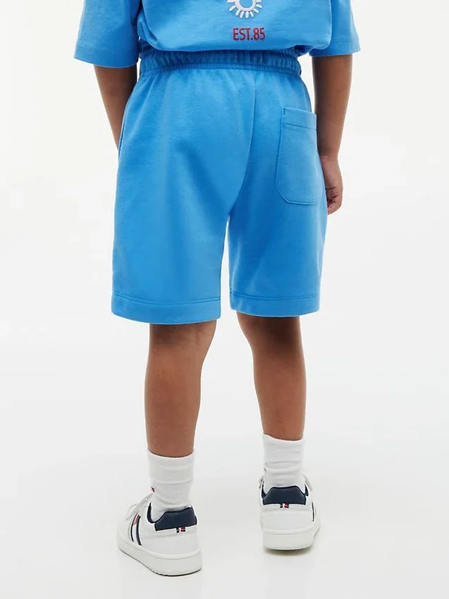 Pantalón corto de chándal para niño con logotipo Sun & Wave Pantalón corto de chándal para niño con logotipo Sun & Wave