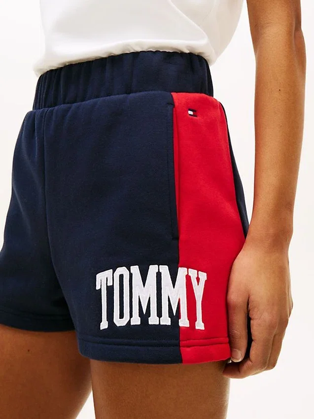 Pantalón corto de chándal Varsity Tommy Logo Colorblock Pantalón corto de chándal Varsity Tommy Logo Colorblock