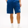 Pantalón corto de felpa con monograma Pantalón corto de felpa con monograma