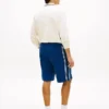 Pantalón corto de felpa con monograma Pantalón corto de felpa con monograma