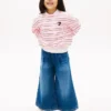 Pantalón culotte vaquero para niña