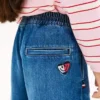 Pantalón culotte vaquero para niña