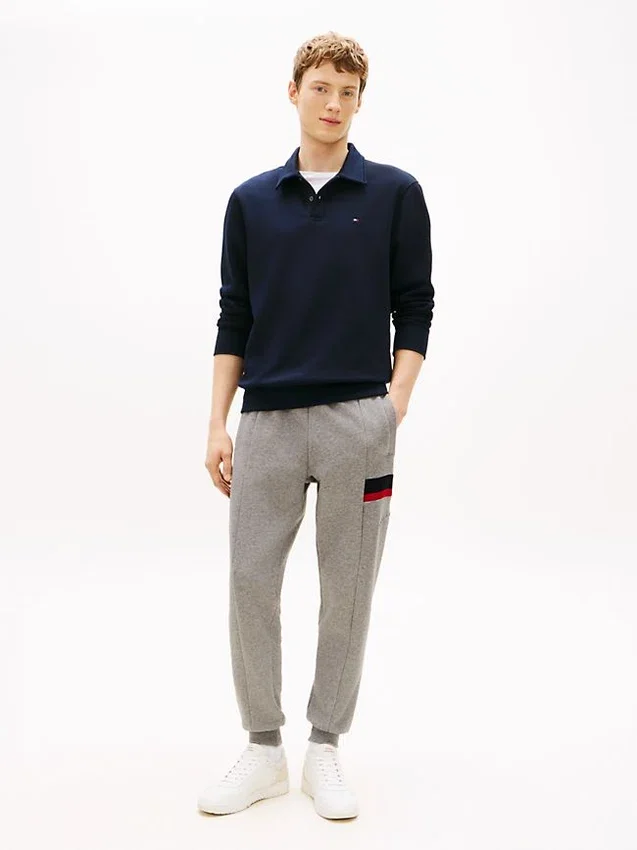Pantalón de chándal con rayas distintivas Pantalón de chándal con rayas distintivas