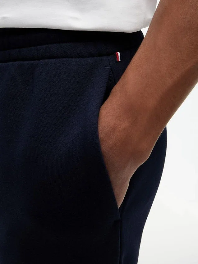 Pantalón de chándal de felpa cepillada de corte holgado Pantalón de chándal de felpa cepillada de corte holgado