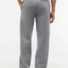 Pantalón de chándal de felpa cepillada de corte holgado Pantalón de chándal de felpa cepillada de corte holgado