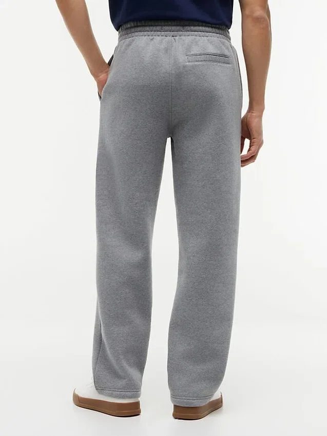 Pantalón de chándal de felpa cepillada de corte holgado Pantalón de chándal de felpa cepillada de corte holgado