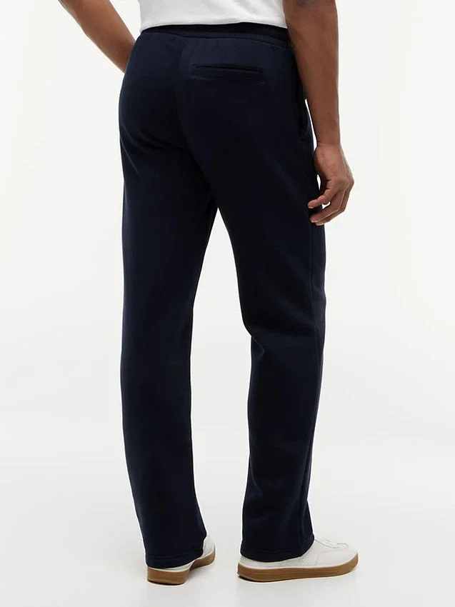 Pantalón de chándal de felpa cepillada de corte holgado Pantalón de chándal de felpa cepillada de corte holgado
