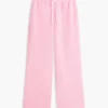 Pantalón de chándal de pierna ancha con interior cepillado Pantalón de chándal de pierna ancha con interior cepillado