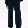 Pantalón de chándal infantil con logotipo de bandera ondulada