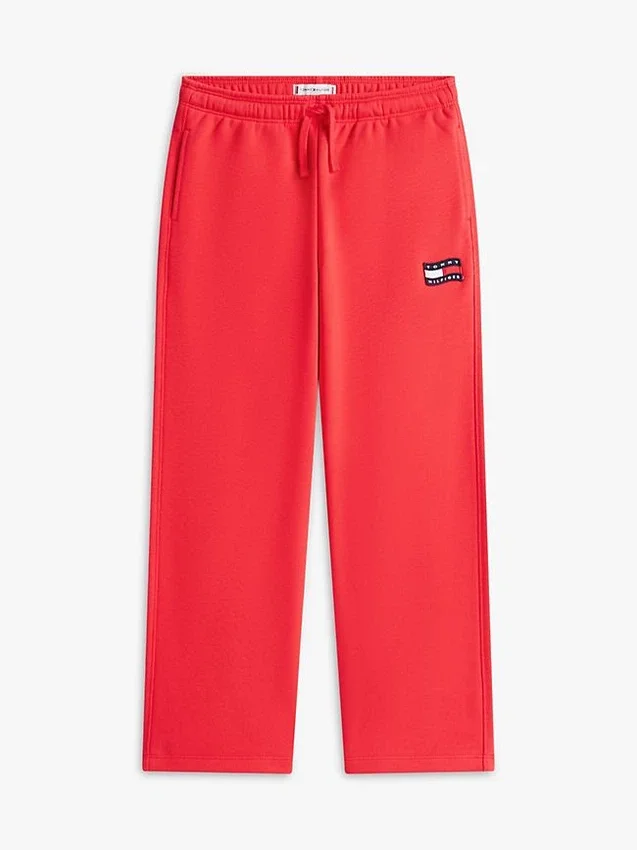 Pantalón de chándal infantil con logotipo de bandera ondulada Pantalón de chándal infantil con logotipo de bandera ondulada