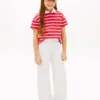Pantalón de chándal infantil con logotipo de estrella de strass Pantalón de chándal infantil con logotipo de estrella de strass