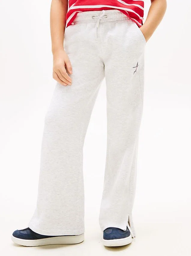Pantalón de chándal infantil con logotipo de estrella de strass Pantalón de chándal infantil con logotipo de estrella de strass