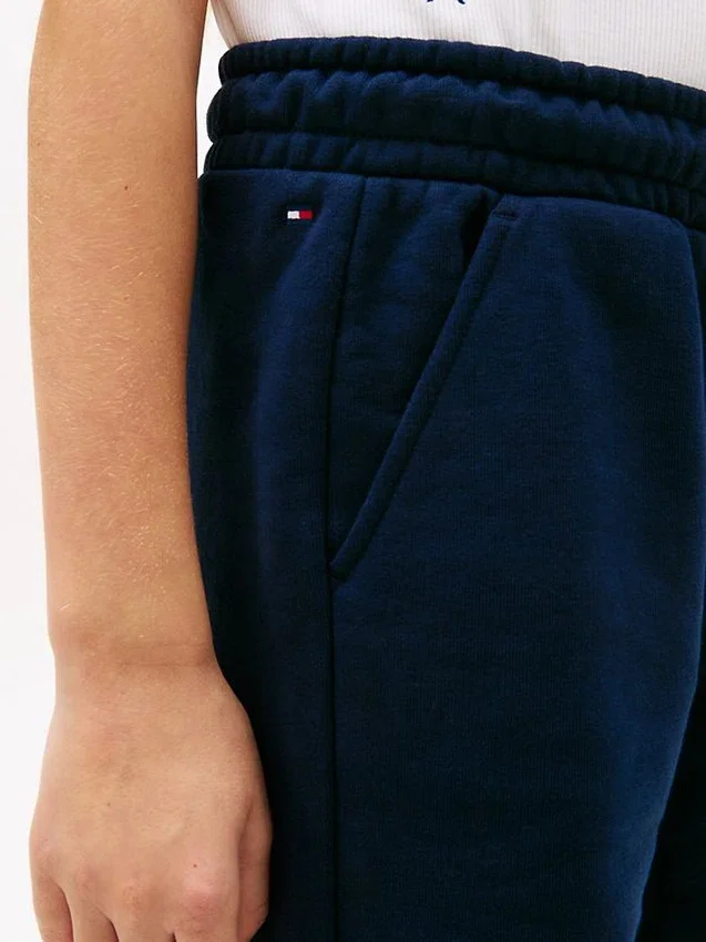 Pantalón de chándal infantil con logotipo de estrella de strass Pantalón de chándal infantil con logotipo de estrella de strass
