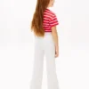Pantalón de chándal infantil con logotipo de estrella de strass Pantalón de chándal infantil con logotipo de estrella de strass