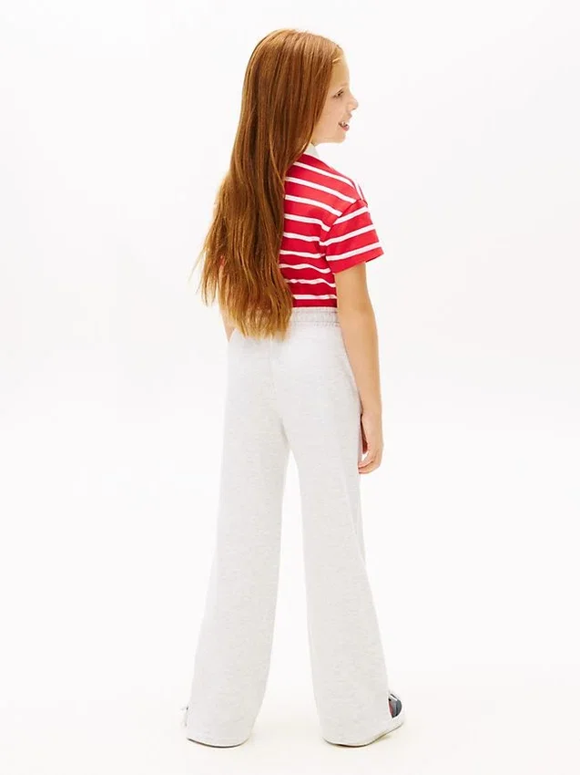 Pantalón de chándal infantil con logotipo de estrella de strass Pantalón de chándal infantil con logotipo de estrella de strass