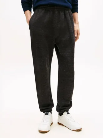 Pantalón de chándal jaspeado con el logotipo Hilfiger Crest