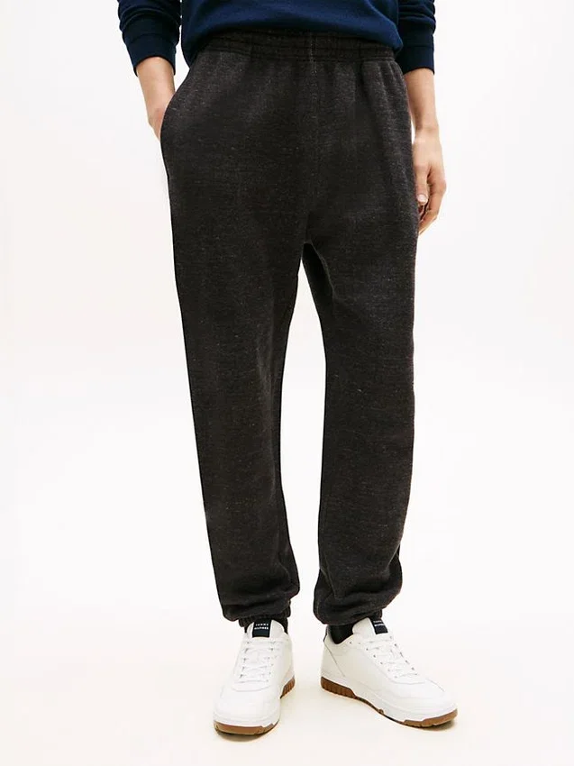 Pantalón de chándal jaspeado con el logotipo Hilfiger Crest Pantalón de chándal jaspeado con el logotipo Hilfiger Crest