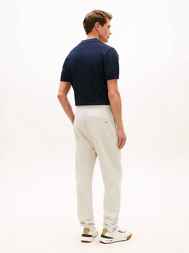 Pantalón de chándal jaspeado con el logotipo Hilfiger Crest Pantalón de chándal jaspeado con el logotipo Hilfiger Crest