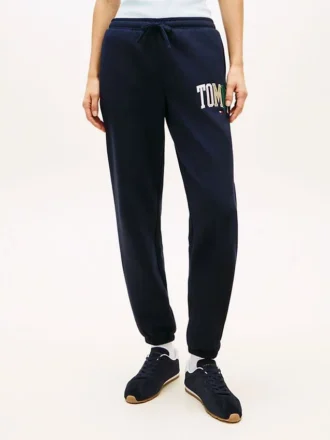 Pantalón de chándal multicolor con el logotipo de Tommy Pantalón de chándal multicolor con el logotipo de Tommy