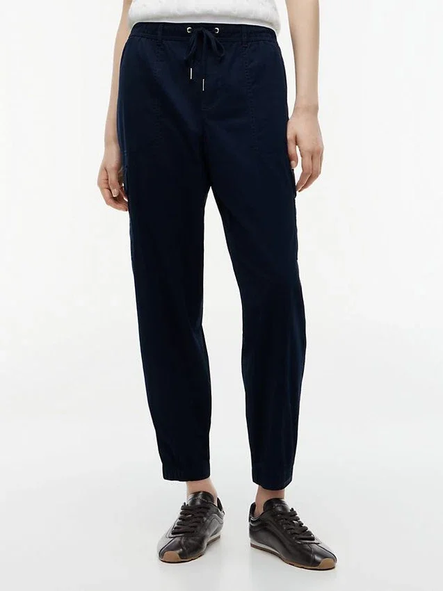 Pantalón jogger cargo de algodón elástico Pantalón jogger cargo de algodón elástico