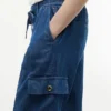 Pantalón jogger cargo de algodón elástico