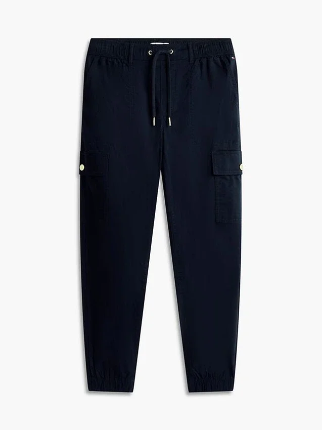 Pantalón jogger cargo de algodón elástico Pantalón jogger cargo de algodón elástico