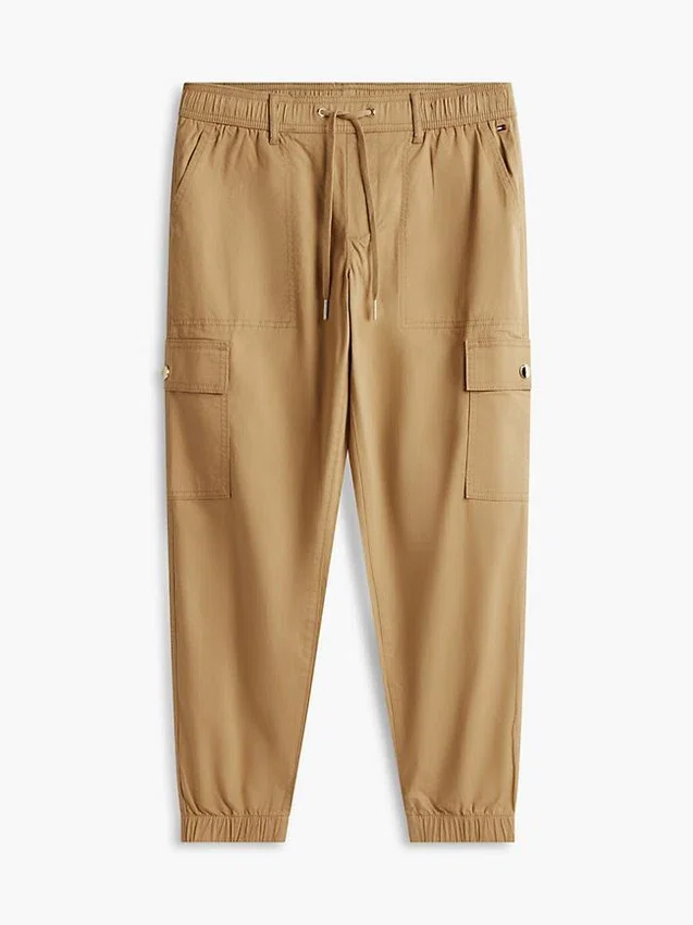 Pantalón jogger cargo de algodón elástico Pantalón jogger cargo de algodón elástico