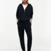 Pantalón jogger holgado liso