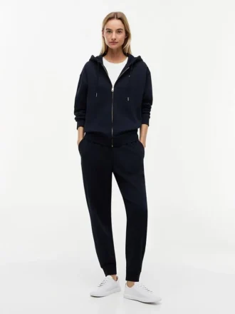 Pantalón jogger holgado liso