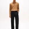 Pantalón plisado de corte holgado Pantalón plisado de corte holgado