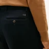 Pantalón plisado de corte holgado Pantalón plisado de corte holgado