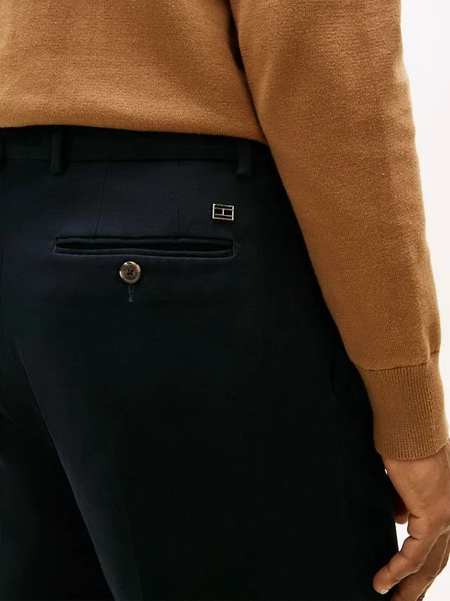 Pantalón plisado de corte holgado Pantalón plisado de corte holgado