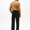 Pantalón plisado de corte holgado Pantalón plisado de corte holgado