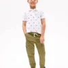Pantalones cargo elásticos para niño