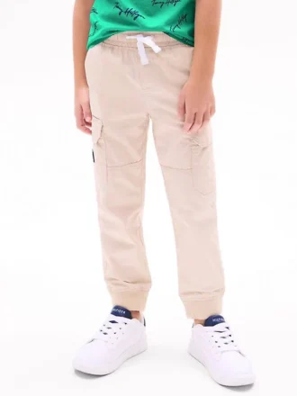Pantalones cargo elásticos para niño