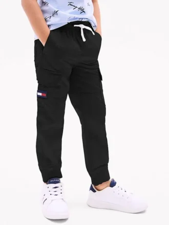Pantalones cargo elásticos para niño