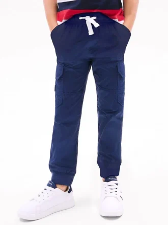 Pantalones cargo elásticos para niño