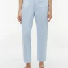 Pantalones con bolsillos de algodón elástico