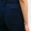 Pantalones con bolsillos de algodón elástico