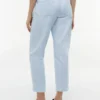 Pantalones con bolsillos de algodón elástico