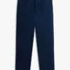 Pantalones con bolsillos de algodón elástico