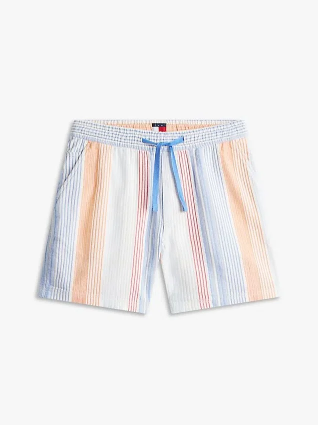 Pantalones cortos a rayas Dobby de Tommy Jeans Pantalones cortos a rayas Dobby de Tommy Jeans