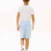 Pantalones cortos a rayas para niño