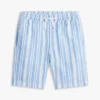 Pantalones cortos a rayas para niño