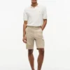 Pantalones cortos cargo de sarga elástica de corte holgado
