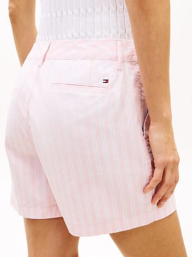 Pantalones cortos chinos a rayas Pantalones cortos chinos a rayas